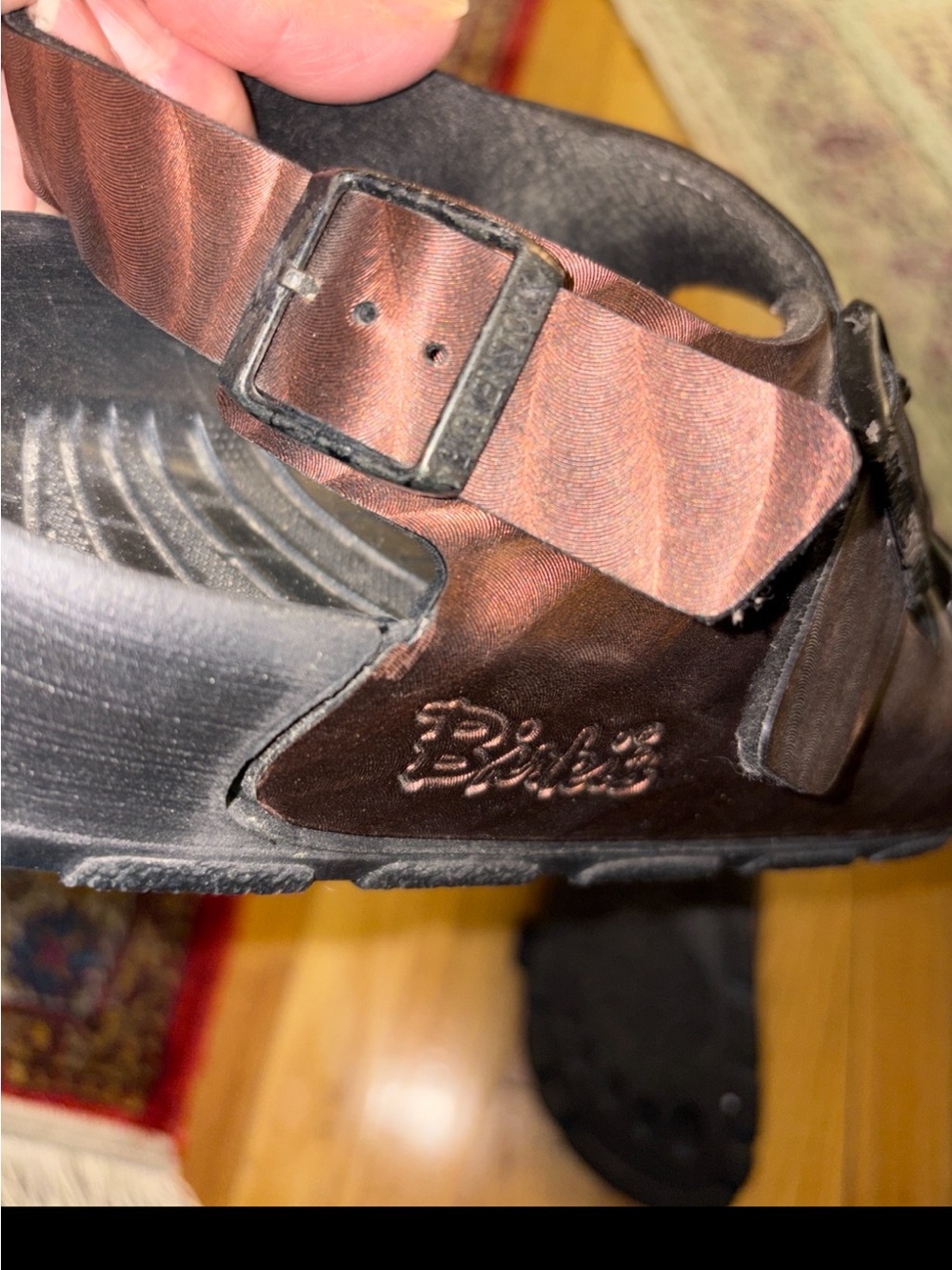 Birkenstock Birki's Haiti bronze like new
Size is 10 women 41 Europe - Picture 6 of 7